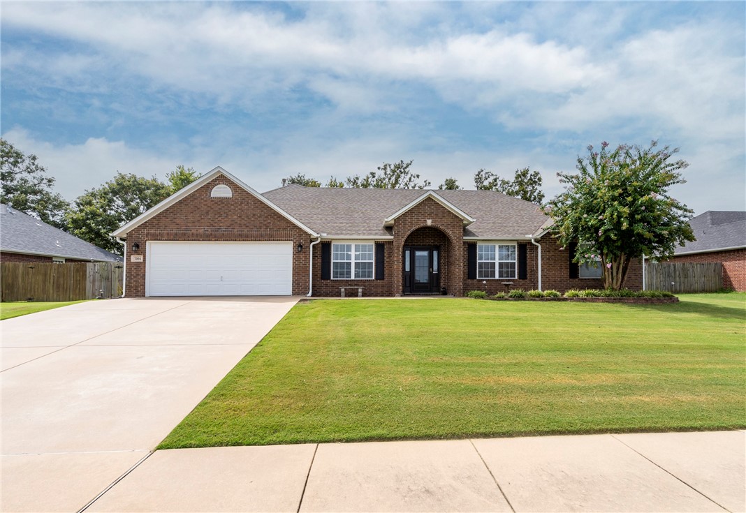 Welcome to this beautifully updated 4BD, 2BA, 1918SF home. The oversized 2-car garage provides plenty of room for vehicles, storage, or hobbies. Semi-open floor plan. Updated kitchen features SS appliances, double oven, breakfast nook, Corian countertops, SS farmhouse sink. Formal DR & breakfast nook. The spacious primary suite features a walk-in shower, relaxing jacuzzi tub & ample closet space. A flex room offers versatility as a home office, guest room, or 4th bedroom w/closet. Flooring includes LVP in flex room, wood laminate in the living room/hallway, carpet in the bedrooms & tile in the entryway/dining/wet areas. Step outside to enjoy your own backyard oasis! A huge, privacy-fenced yard with a NEW 16x18 deck, covered pergola, paver patio, & storage building provides endless space for entertaining, gardening, or relaxing. Curtains/Portable stg bldg on side-do not convey. Upgrade/amenities list attached to MLS! HVAC-8/2024 w/ transferrable warranty; Roof-12/2019