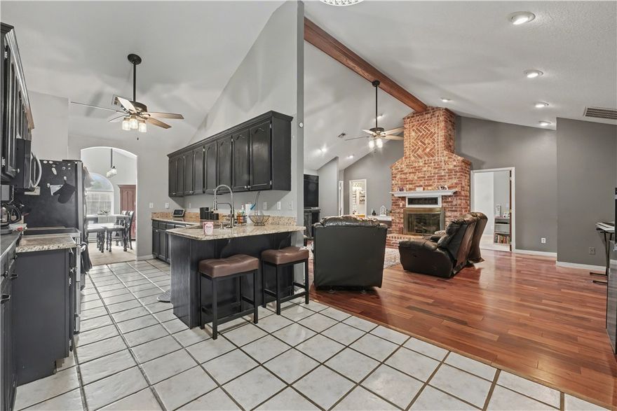 Welcome to 910 Raintree Court in Siloam Springs inside the Tara Heights subdivision. This well-designed and well maintained home offers approximately 2,513 square feet of functional living space with four bedrooms and three full bathrooms. The versatile layout includes a dedicated office, formal dining room, and a spacious bonus area ideal for a second living space, media room, or flex room. Recent improvements include a new roof and new HVAC system, providing added peace of mind. A large, fully fenced backyard creates the perfect setting for outdoor enjoyment, entertaining, or pets. Located on a quiet cul-de-sac, this home offers space, comfort, and flexibility. Just minutes from schools, parks and the hospital it is in a central location. Ask about the preferred lender credit available to qualified buyers.