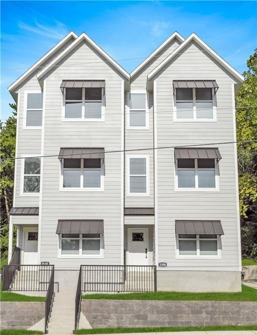 **Available August, 2026** Just 1 mile away from the University and steps to the Razorback Greenway, these beautiful like new townhomes are close to much of what Fayetteville has to offer! Main level includes a spacious eat-in kitchen, living room with luxury vinyl flooring and quartz counter tops and a half bathroom. Each of the 3 bedrooms has its very own luxurious, en-suite bathroom and walk-in closet. With a balcony off of the main floor for outdoor living and a 1 car garage, there isn't much more you could want! Refrigerator, washer/dryer are included.