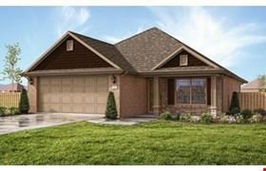 Beautiful New 3 bdr/2bath all Brick home to be built by Riverwood Homes-split plan w/Open plan Living rm -gas fireplace-wood floors in liv rm,mst bdr& all bdrs rm-closets, crown molding in liv & mst bdr-ceramic tile-great kitchen-quartz in kit & bths-lg pantry-center island-stainless steel appliances-Nice Mst Suite & bth w/whirlpool tub and walkin shower-walkin closet, utility rm-Garage door opener&key pad entry-pull down attic storage-Energy Efficient-Covered Patio & extra patio Sold before Print