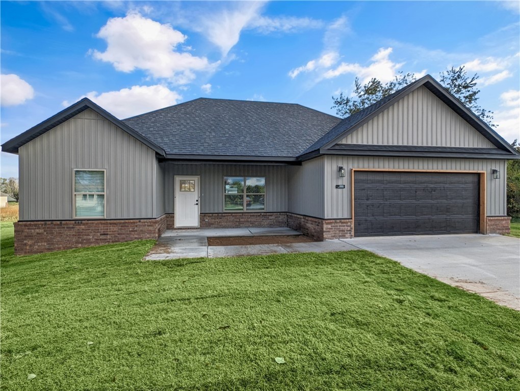 Welcome To Your Next Home! Up To $3500 Towards Closing Costs With Preferred Lender! Affordable New Build Situated On Huge Nearly Half Acre Lot Making This A Rare Combination And A Great Opportunity! Covered Front Porch And Back Patio. Inside Offers A Split Plan With 3 Beds & 2 Baths, Including A Primary Suite w/ Dual Vanity, Shower, And Walk-in Closet. Open Living/Kitchen/Dining. Custom Cabinets And Granite Counters.
