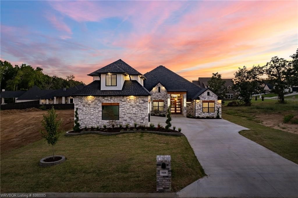 Experience the perfect blend of luxury and comfort in this stunning new construction in Providence. Tucked at the end of a quiet cul-de-sac, this home offers high-end features throughout. Soaring 17' coffered ceilings and a solid granite fireplace elevate the main living area. The chefās kitchen is a showstopperāfeaturing a built-in side-by-side fridge/freezer, ice maker, wine cooler, coffee station with filler, and a 48" cooktop with eight gas burners. An oversized island anchors the space, perfect for entertaining. Each of the six bedrooms includes its own en-suite and walk-in closet. The primary suite impresses with a walk-through closet featuring an island, sit-down vanity, and spa-like bath with a custom walk-in shower and high-end fixtures. Enjoy extras like a central vacuum system, tankless water heater, 3-car garage with epoxy floors, oversized drive, two gas fireplaces, irrigation, under-cabinet lighting, and granite backsplashes throughout.