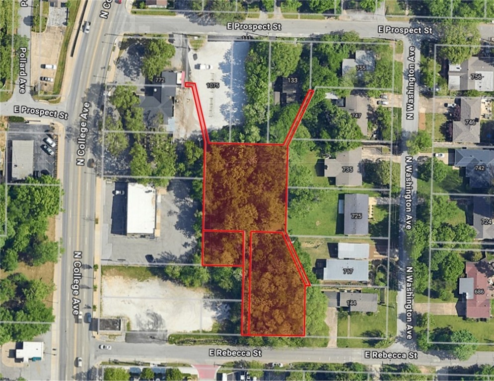 Location, Location, Location! Incredible opportunity with three lots perfectly positioned on the edge of Fayettevilleās historic district. This prime 0.733-acre property offers great development potential with a wide variety of possible uses and is zoned Urban Thoroughfare (see attachment for zoning uses, including commercial and mixed-use development). The property fronts Rebecca Street, with its north boundary situated just behind Sassyās restaurant. Enjoy all that Fayetteville has to offer in this convenient locationājust minutes from the Fayetteville Square, restaurants, shops, and the University of Arkansas. This property has never been on the market and is agent owned. Plat drawing from Washington County records is included in the attachments.