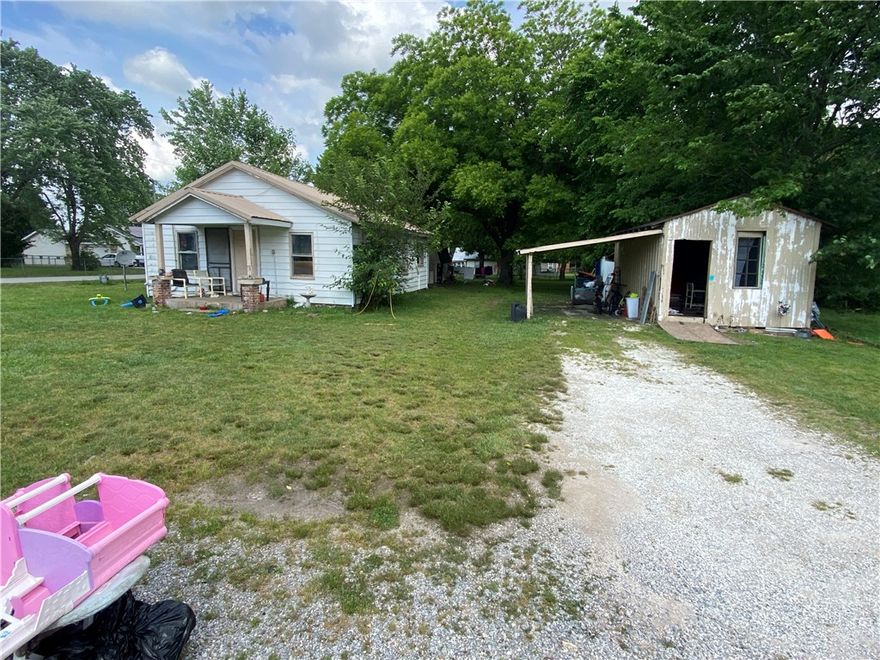 Honesty is the best policy and truth be told, this house needs lots of work.  The bones of the house seem solid and the overall potential for this location is diverse.  But don't take our word for it, come look to see if it suits your needs.  Really nice corner lot with mature trees in a quiet neighborhood.  Possibly build new home/duplex after removal of existing home?  It's currently rented.  Buyer to satisfy themselves with zoning requirements and setbacks if looking at it for new construction.