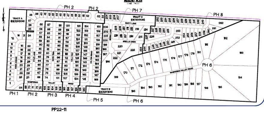 This property has preliminary plat approval for 235 lots with sewer and 27 estate lots with septic. This is a beautiful property with excellent development opportunity; near schools and a new city park just down the road. Easy access to both Springdale, Fayetteville and I49. See attached pdf of approved plat.