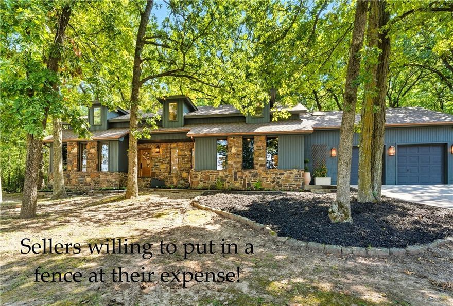 Welcome to this spacious east Fayetteville residence offering 3561sqft with thoughtful upgrades throughout. Nestled on over an acre lot & less than a mile from some of the most sought-after schools, this home blends elevated design details and everyday functionality. The primary ensuite delivers luxury with a spa-worthy wet room, double vanities, and a makeup vanity. Two options for the primary bedroom ensuite ensures comfort and privacy for family and guests. The gourmet kitchen is a chef’s dream, featuring an 11' island, 48" duel-fuel range with double oven, and an expansive walk-in pantry. Cozy reading nooks, a dedicated office, and a flexible bonus room cater to relaxation, work, & play. Two fireplaces -one in the main living area and one in the primary bedroom- add warmth & charm, while the bedroom side porches extend your living space outdoors. There is also a basketball pad, play area, and pickle ball area for fun! Seller is open to adding a fence or offering an allowance for a fence.