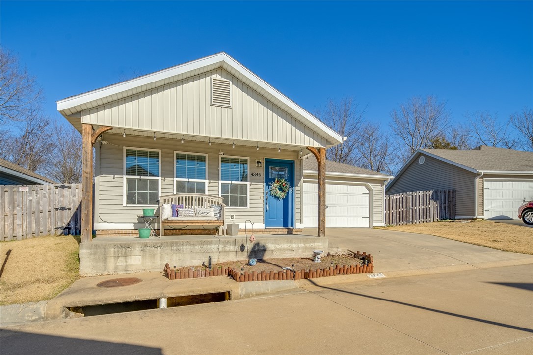 This is the one!!!! After a long day, who wants to face a long commute home? This absolutely adorable cottage home, that has obviously been lovingly cared for, is in the perfect location. Close to I-49, UofA, downtown Fayetteville and Farmington, you're just a minute from anywhere you need to be. Not only will you avoid the commute, but you'll love this low-maintenance home with all the high-end features you're longing for without filling every weekend with yard work and housekeeping. Seriously, this little charmer has everything...granite, wood floors, bright natural light, an adorable front porch, big garage space, stainless appliances. No joke, this is the one! Showings available following the open house scheduled 12/12 from 1-3.