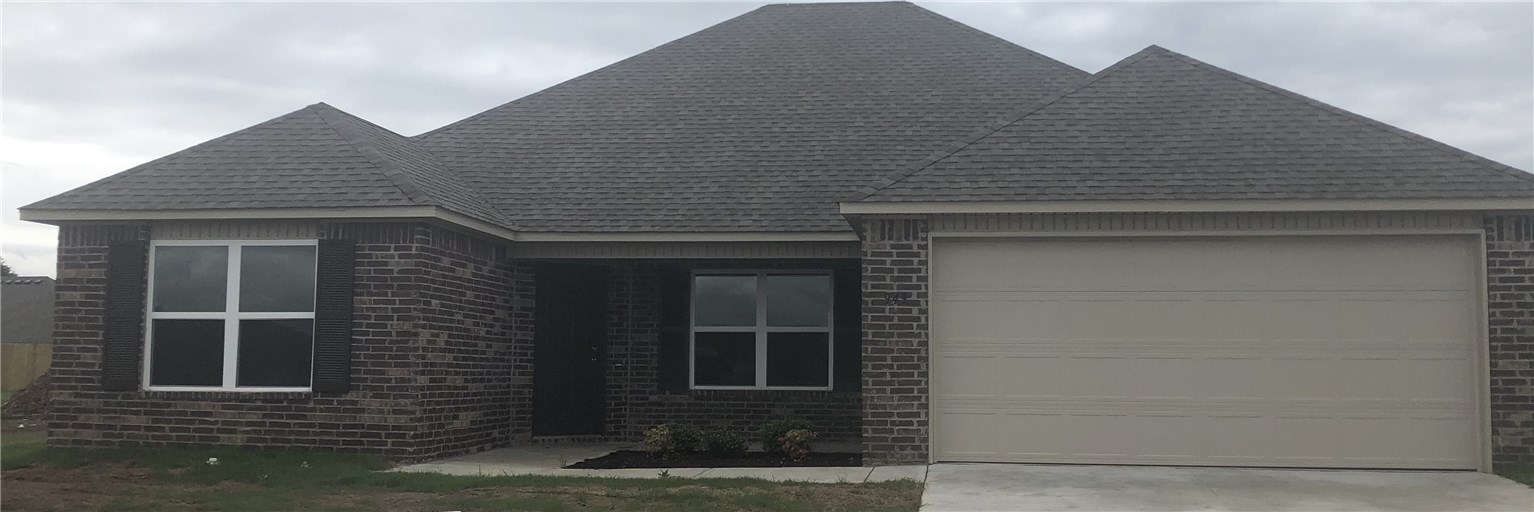 Excellent 4b 2ba 1680 sf Brand New Home a covered back patio. This Home sits on a sloped lot that anyone would be able to enjoy and is in a quiet Community perfect for taking walks or riding bikes. This Home comes with a 2-10 Home Buyers Warranty. RD eligible.
Call for more details *5k your way until the end of April, and if you are a Home Town Hero ask how you can get 2k towards upgrades* See sales professional for details. Picture is a rendering and not actual home.