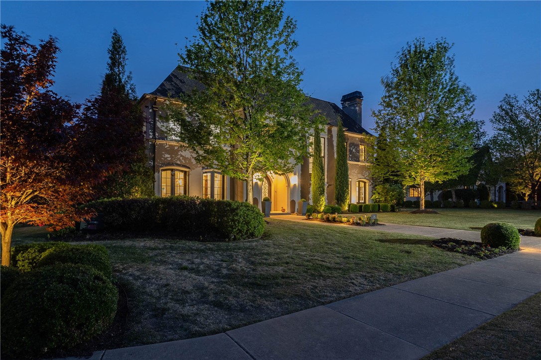 Stunning Custom Built Estate property situated on a large .86 acre lot in the gated Clear Creek subdivision with 24-hour security access. Designed for extraordinary entertaining inside & out. Loaded with amazing amenities including hardwood, granite, marble & quartz countertops! The main level boasts a Chef’s kitchen w/ high end Thermador appliances, w/in pantry, primary suite with a spectacular closet, guest en-suite, study/library, formal dining, living room, two butlers pantries, hidden storm shelter & laundry room. The 2nd floor includes 3 large en-suite bedrooms, bonus & game room with access to a large balcony. The backyard oasis is highlighted by a heated gunite pool, outdoor fireplace, covered patio, new outdoor kitchen & multiple other patio spaces. In addition to the home, the 810 sq ft pool house (not included in main house sq ft) features a bedroom, full bath, kitchenette, living room & laundry room. The three car oversized garage has an additional "golf cart" bay and storage room.