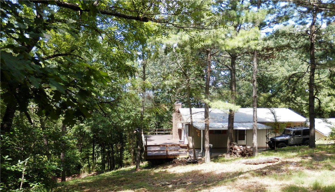 Make this home nestled in the trees near the lake yours! Great wrap around deck and covered patio. Large family living area with walkout basement.New Carpet- New "wood look" vinyl flooring in kitchen and baths. New Paint inside and out. Privacy Plus... secluded but just off paved road.
Come listen to the pine trees!