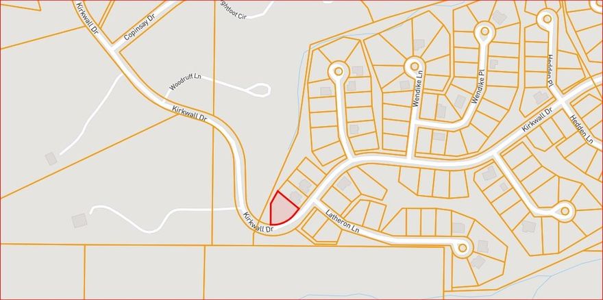 .41 acre lot perfect for a new home with 3 car garage.