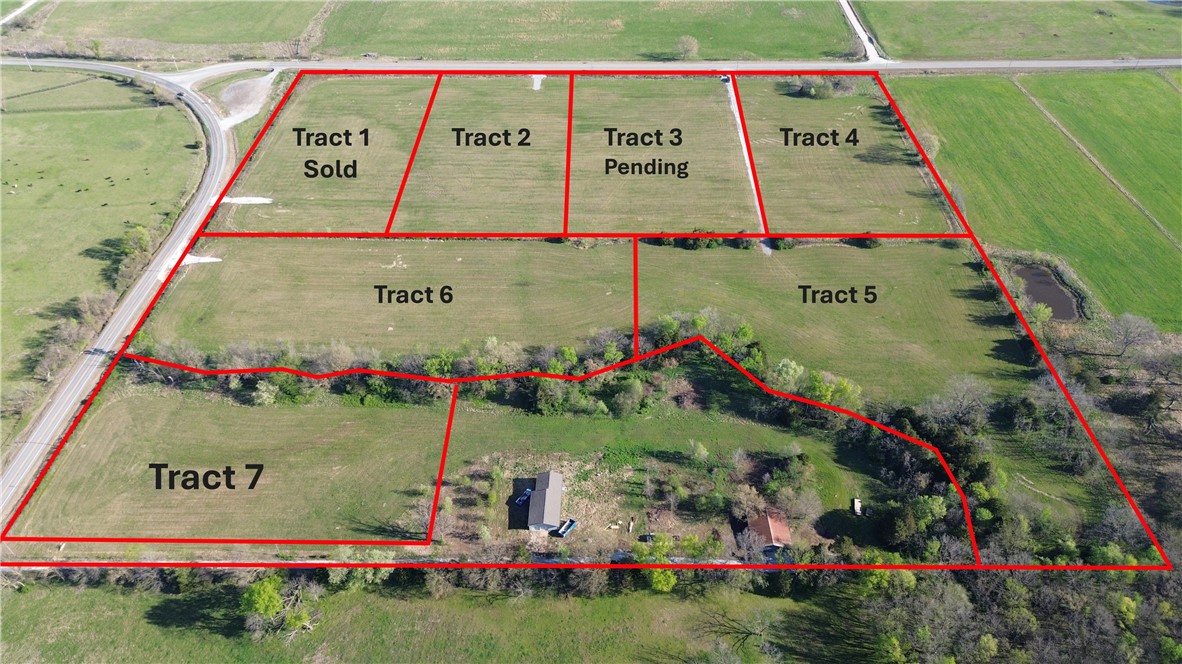 Tract 7 is located off of hwy 43 in western Benton County. It's 4 acres and located off of paved road with electric and rural water at the street. This tract provides an excellent opportunity to live in the country but have convenient access to Decatur, Gravette, Siloam Springs and the rest of NWA at an affordable price.
