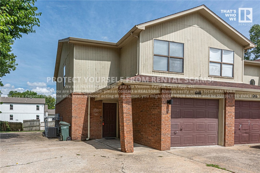 AVAILABLE NOW! No pets. Check out this 3 bedroom 2 bathroom unit located just minutes away from eateries, shopping, hospital, medical center, parks, and a short drive to the University of Arkansas! Head inside to the spacious living room & kitchen with LVP flooring! The living room seamlessly opens into the U-shaped kitchen which features a functional layout, maximizing counter and cabinet space. The central peninsula doubles as a breakfast bar, offering additional seating and serving space! Flow over to warm and inviting bedrooms with large windows! **Tenant is responsible for all utilities