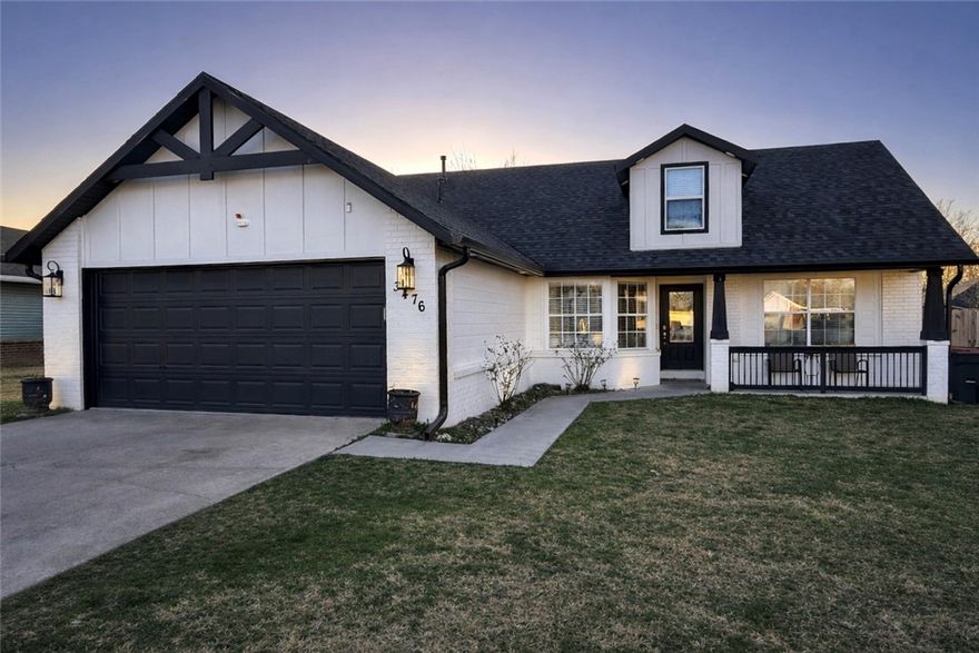 Beautifully remodeled and move-in ready home in a highly desirable Springdale location. Split-floor plan with new flooring throughout, granite countertops in the kitchen and bathrooms, and a spacious master bedroom with high vaulted ceilings and a large walk-in closet. Beatiful remodel kitchen. Newer architectural roof in 2023 and upgraded concrete siding replacing the original vinyl in 2023 for added durability and curve appeal. Step outside and enjoy the large covered patio with brand-new concrete, creating the ideal space for year-round entertaining, family gatherings, or relaxing evenings. The fully fenced backyard provides privacy, plenty of space, and includes a large storage building for added convenience. Location is key with easy access to main roads, just 9 minutes to I-49 and only 7 minutes to Fayetteville Mall, offering quick access to shopping, dining, and commuting. This home combines modern updates, outdoor living, and a prime location all in one package. A perfect place to call home.