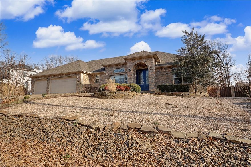 Welcome home to an inviting retreat with a split floor plan designed for comfort and everyday enjoyment, tucked away on a quiet cul-de-sac. Step outside to your own outdoor living oasis featuring a covered patio perfect for entertaining or unwinding at the end of the day.
Inside, the primary bedroom offers a true sanctuary with a spa-like bathroom featuring a jacuzzi tub, shower seat, heated towel rack, ceiling heater, and thoughtful finishes throughout. The sunroom, open to the kitchen, fills the home with natural light and provides a cheerful space to relax, dine, or gather. Custom blinds on double-paned windows add both beauty and energy efficiency.
The landscaped yard includes an updated sprinkler system for easy maintenance. Located minutes from Lakepoint and the Branchwood Recreation Center, this Bella Vista home offers access to biking and walking trails, scenic lakes, seven golf courses, parks, and recreation centers—embracing the outdoor lifestyle Bella Vista is known for.