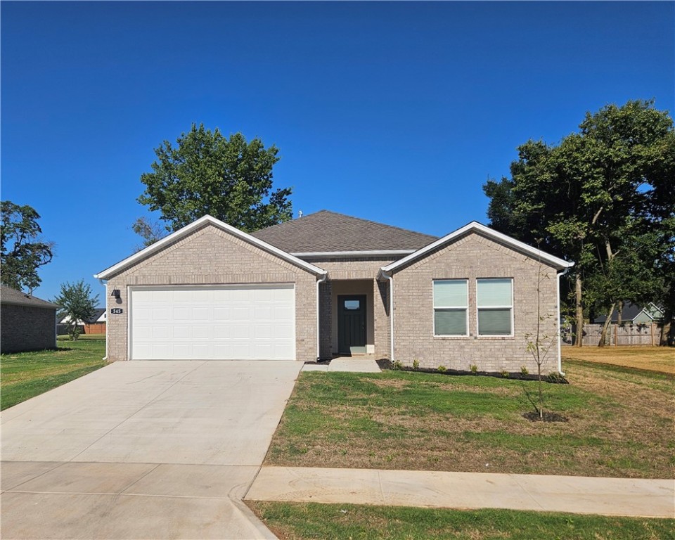 Sold before print! Lovely Huntsville Plan in Wagon Wheel Phase 2, in Farmington, Arkansas! Each home in Wagon Wheel is meticulously crafted with attention to detail, creating a space that feels both luxurious and welcoming. From the moment you walk through the door, you'll be greeted by modern features and spacious a layout that caters to every lifestyle. Our homes boast premium finishes and thoughtful designs, ensuring that you'll be stepping inside your own personal oasis. These homes will be complete with LVP flooring throughout and wood shelving in all closets, pantry and utility room. The kitchen will have quartz kitchen counters, 36-inch cabinets, and stainless-steel appliances! Home will have a Garage Door Opener. Primary bath will have quartz countertops, double sinks, and an oversized walk-in shower. Each home comes with 4-sided brick with Hardie Ā® per plan. Taxes and Parcel TBD.