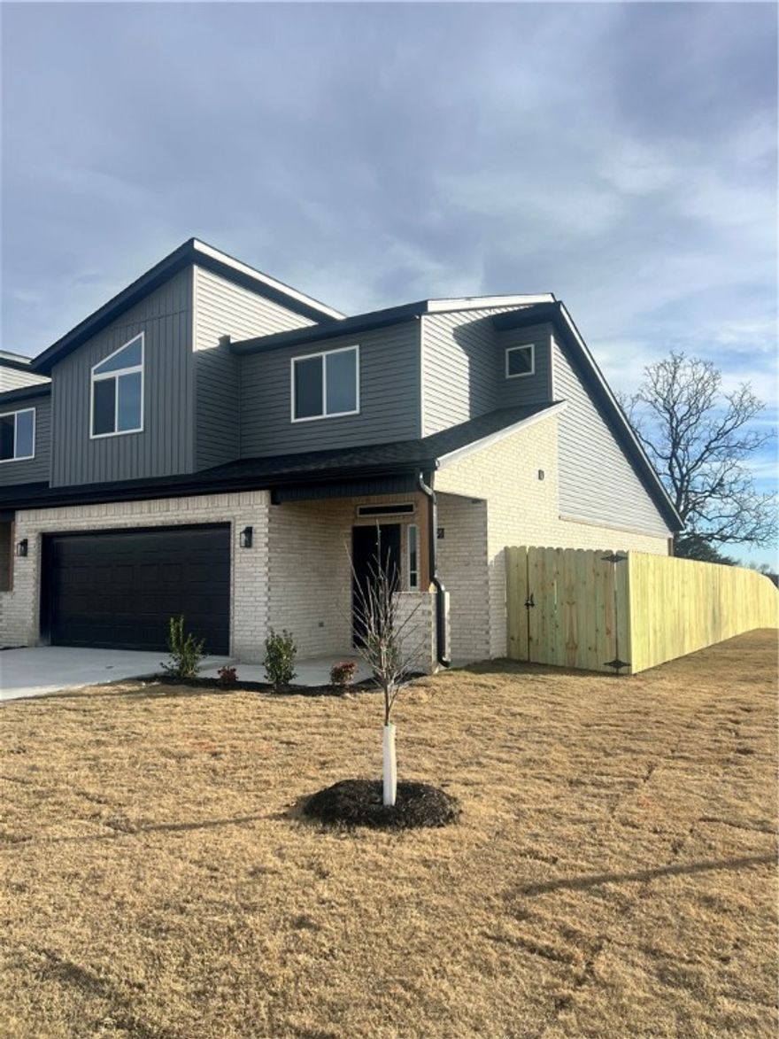 New construction home offering 4 bedrooms, 3 full baths, and 1 half bath. This property features a private wood-fenced backyard, quartz countertops in the kitchen, a large pantry, and stainless-steel refrigerator. Washer and dryer are included! The primary suite is located on the main floor.  Luxury vinyl flooring throughout the downstairs and upgraded carpet upstairs provide comfort and durability. Three additional bedrooms are upstairs with two full baths. A beautifully designed home with modern finishes and exceptional functionality. EV plug installed in garage. Owners must approve all pets and no smoking.