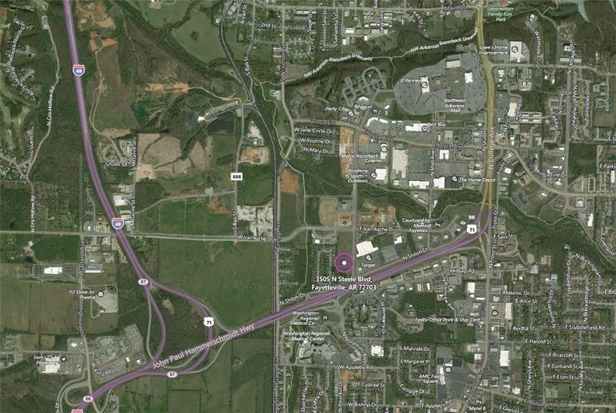 Excellent visibility and access, great location for retail seeking traffic exposure. 
Seller willingness to lot line adjust the property to support smaller tracts see attachments. 
parcel 765-22234-000 = 4.39 acres, 2.33 part of the larger tract and acreage for sale, subject to lot line approval.