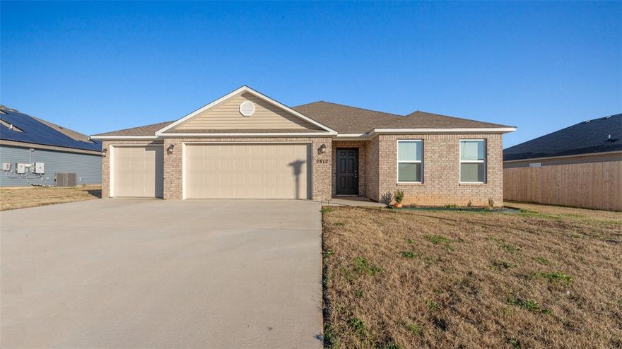 Affordable and convenient?  We have it right here!  Take a look at this 2024 almost new home, located in the growing community of Pea Ridge. It’s only 11 miles to the new Walmart Campus, 14 miles to shopping in the Pinnacle/Rogers area & close to the Mountain Biking Trails in Bella Vista or 45 minutes over to the Buffalo River for your white water adventures.

Check out this 3 bedroom, 2 bath with a welcoming front porch where you can sit and enjoy an iced tea with the neighbors.  The open floor plan lets you visit with the guests while you cook or BBQ.

This newly constructed home also offers a spacious, flat back yard, perfect for kids, pets or a garden.

The primary suite features a spacious walk-in closet with the ensuite bathroom.  Take a look today before it vanishes.