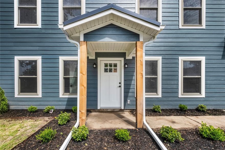 Welcome to your dream home! This beautifully renovated home has 3 bedrooms, 2.5 bathrooms, & seamlessly blends modern updates with classic character. Step inside to find a bright & functional floor plan featuring brand-new LVP flooring, modern fixtures, and fresh neutral paint and trim throughout. The fully updated kitchen is a chef's delight, with quartz countertops, new cabinetry, stainless steel appliances, & a spacious dining area perfect for entertaining. The primary suite, 1st floor, offers a private retreat with a gorgeous en-suite bathroom, complete with a tiled shower/tub, quartz counter, & designer fixtures. Additional bedrooms upstairs are generously sized with ample closet space. Bonus space in upstairs hall would make a great office space. Located in a desirable neighborhood close to shopping, dining, the UofA, and easy access to I-49, making all of NWA accessible. This move-in ready gem offers the best of modern living. Don’t miss your chance to call this stunning home yours, schedule a tour today!