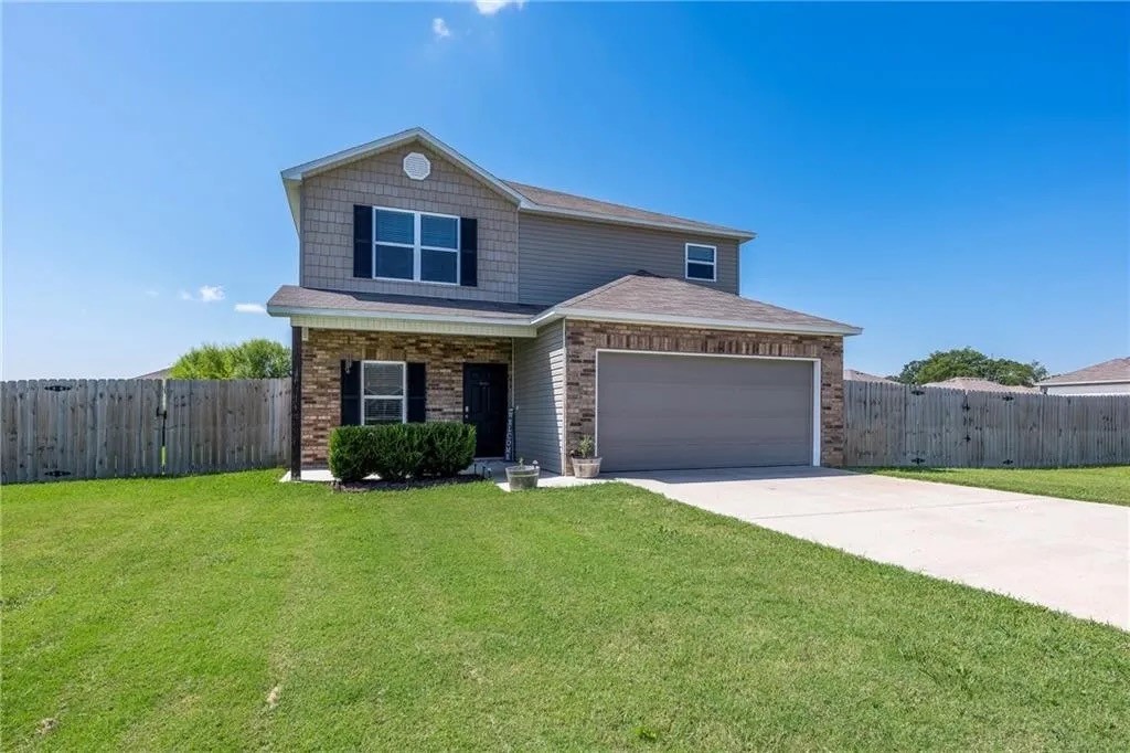 Great value in Bentonville near XNA Airport! This well-maintained 3-bedroom, 2.5-bath home sits on a north-facing corner lot in Silver Meadows. Features include quartz countertops throughout, durable LVP flooring in the main living areas, and carpet in the bedrooms and upstairs flex space. The main level includes a versatile room near the entryāperfect for a home office, workout area, or creative studioāwhile the spacious upstairs flex room can serve as a second living area, playroom, or media space. The home is all-electric and includes smart upgrades like a WiFi oven, smart faucet, keyless entry, garage door opener, security cameras, and safety sensors for peace of mind. All bedrooms are upstairs, making nighttime routines a breeze. With its modern finishes, flexible layout, and built-in conveniences, this home is ready for your next chapterācome see if itās the perfect fit for you! Agent is related to seller.