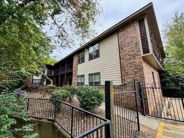 This spacious 2-bedroom, 2-bath apartment is conveniently located in Fayetteville, close to shopping, the University of Arkansas campus, I-49 access, and more. The open-concept living room flows into a fully equipped kitchen, complete with appliances, a pantry, and a coat closet. A full-size washer and dryer are also included. We process applications as we receive and once an application is approved, we reach out for deposit. Deposit secures the unit not the application. Please be aware of scams. Our application process is to be paid online through a secure portal, and we do not accept cash, CashApp, Venmo, and/or PayPal. No showings until after August 17. Pictures are of like unit - same layout, finishes may vary