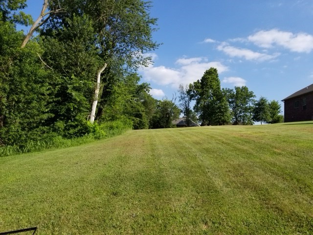 Beautiful sloping lot in wonderful subdivision. There is a community pool right behind property, including a club/meeting room that is available to the subdivision property owners.