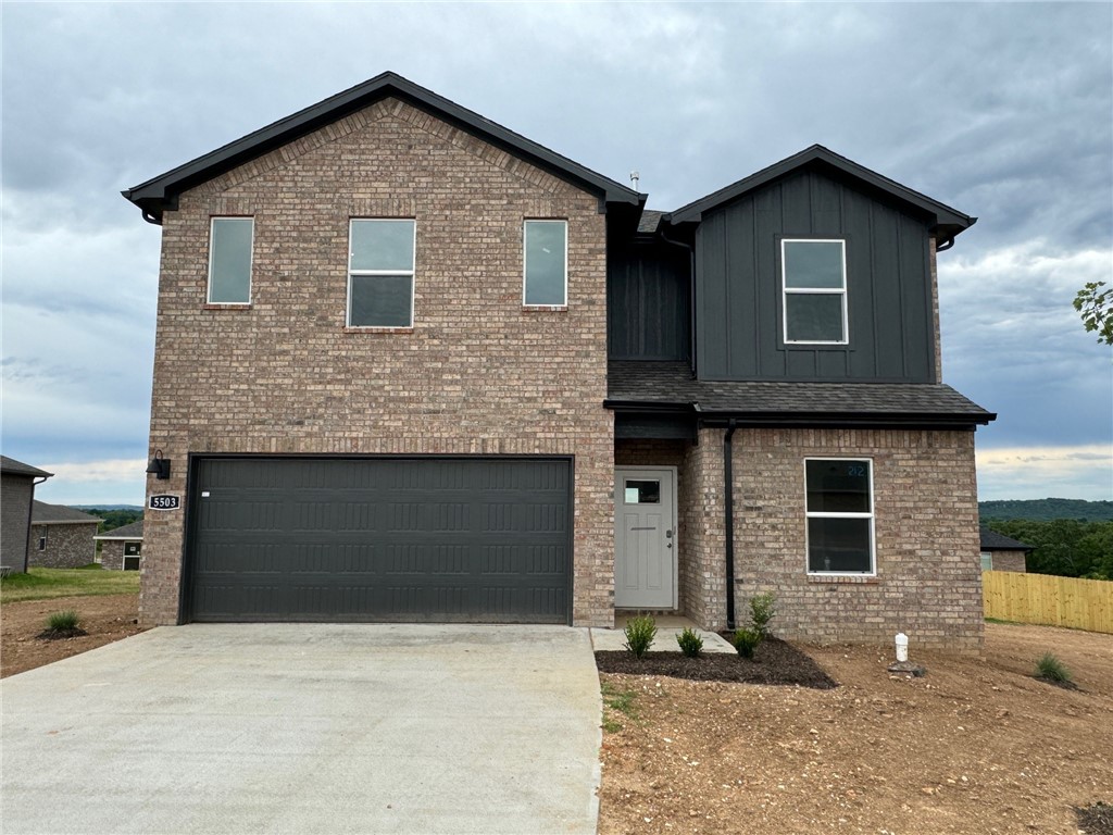 Sold before print! Stunning 2098 Plan with living room, kitchen and half bath down. 2 car garage! Upstairs is Bedroom 1 with 3 secondary bedrooms. The utility room is upstairs where all the bedrooms are! Habberton Ridge in Springdale, is close to the newly developed “C.L. and Willie George Park” which feature playgrounds, baseball fields, tennis courts, a dog park and walking trails. The kitchen features a beautiful island with gorgeous quartz kitchen countertops, stainless steel appliances and a pantry. Private primary bedroom includes en-suite with gorgeous quartz counter tops, double sinks and a walk-in shower. This home's exterior features brick and HARDIE® fascia per plan, two story homes may be constructed with Brick on the front and HARDIE® on the sides and back per plan. Landscape package! Garage Door opener! Tankless gas hot water heater! Taxes and Parcel number TBD.