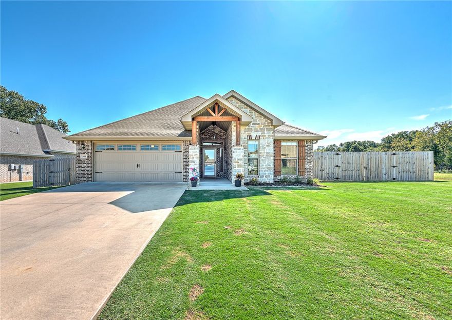 Sitting on the best lot in the neighborhood, this inviting and stylish 4-bedroom, 2-bath gem is made for comfort, charm, and easy living! Step outside to a large backyard with peaceful pasture views and no neighbors behind you—just wide open skies! With an open lot on one side, you’ll love the extra space and privacy this home offers. The open floor plan is perfect for everyday living and easy entertaining, and the spacious kitchen flows right into the living area—so you’ll never miss a moment with family or friends. This one’s a keeper! Plus, enjoy a $3,000 buyer concession with an accepted offer! Welcome home!