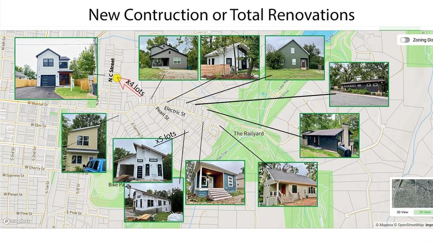 Steps away from the vibrant cultural scene of Rogers finest eateries, local shops and community events. Take advantage of the opportunity to be part of the excitement and development of this dynamic neighborhood, where historic home renovations and new construction projects are shaping the landscape. With limited lots available for building, this is a rare chance to secure a piece of this desirable area and create your own dream home. Don't miss out on this prime location to experience the best of Downtown Rogers' growth. Act fast and seize the chance to make this unique property yours today! Note: Information regarding Zoning and property usage is extracted from the Rogers Ar Zoning Maps website as of 9.24.25. Information is deemed reliable but not guaranteed.