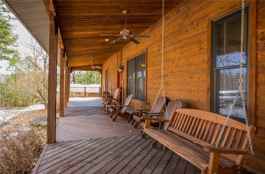 Amazing lake estate with year round lake view! Beautiful 7.15 pristine acres w/ hard to find private dock (2 slips and lifts) w/ swim deck. Well maintained cedar home includes 3 living areas, walk-out basement, & loft. Remodeled master bath w/  tiled shower, huge tub, double sinks. Updated kitchen w/ 5 burner gas stove, center island, pantry, & newer stainless apps. Separate laundry w/ sink & fridge. 2nd master BR in basement. 40x24 shop w/ electric & water. Main garage includes tandem (30.5' deep). See list of appliances & furniture that conveys. 1YR home warranty. Pre-Inspected.