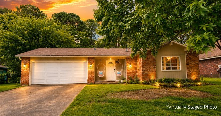 Discover a unique opportunity at 2848 Peg LN in Fayetteville, Arkansas. Built in 1978, this single-family residence offers a distinctive living experience, blending established charm with the potential for modern personalization on a 1209 square foot lot. The property features three comfortable bedrooms, providing ample private space for relaxation and rejuvenation. This inviting property presents a compelling canvas for creating your ideal home in Fayetteville.