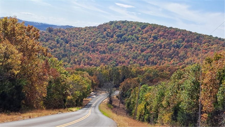 Escape to your own 89.59-acre Ozark retreat! This unique property features two combined parcels offering exceptional, picturesque views in every direction. Perfectly situated for both adventure and convenience, you are just 25 minutesfrom the world-class entertainment and shopping of Branson, MO. You’re also less than 20 minutes from the amenities of Harrison, AR, and the pristine waters of both Table Rock and Bull Shoals Lake. Located in a top-tier school district with incredibly low estimated annual taxes of approximately $107, this is a rare opportunity to own a massive slice of Ozark paradise.