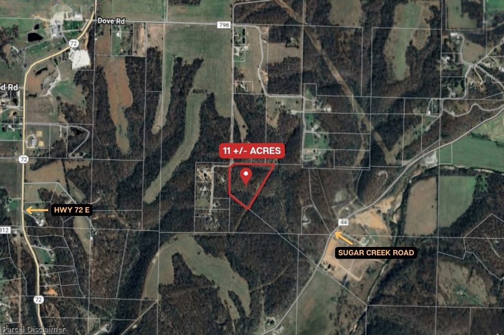 11+/- acres in Bentonville! Located off Nichols Rd (approx. 12990 Nichols Rd), this property offers privacy with convenienceājust 6 mi. to Bentonville Square, 3 mi. to Pea Ridge, & 7 mi. to downtown Rogers. Features rolling hills, mature trees, flat homesite options, and a year-round spring-fed creek. Maintained easement with the Natural Resource Conservation Service provides open views, native grasses, and abundant wildlife. Close to NWA gravel cycling routes & minutes from Bentonville MTB trails. Perfect for a private retreat or dream homesite! PERC TEST AVAILABLE