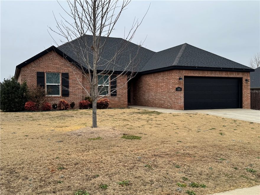 Very clean 3 bedroom, 2 bath, 2 car garage brick home on large fenced lot.