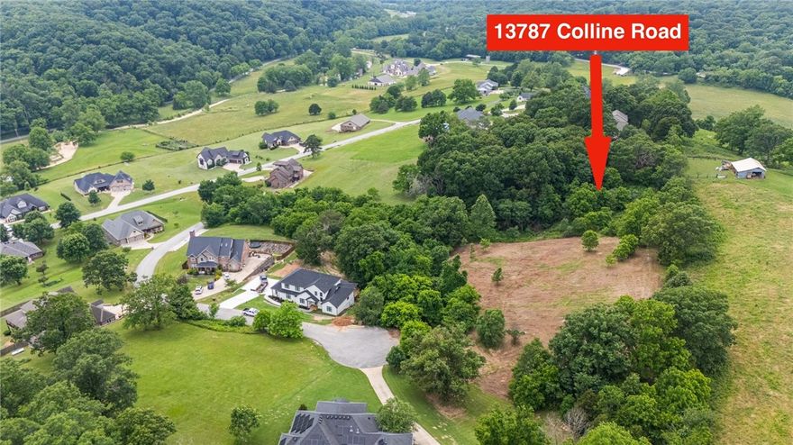 There’s simply not many near 2 acre lots like this left in all of NWA ! Last Chance to purchase this dream home location in the highly desired Eau Claire Neighborhood. 
This 1.84 acre slice of NWA Paradise is ready for your exquisite estate home . Panoramic views over the valley, one of a kind topography & situated at the end of a cul-de-sac, makes this the perfect place to call home.  Major appreciating location with exciting future business and entertainment ventures already on the city plans!  Just far enough out of the way for great peace and quiet, yet close to all the fun and amenities Bentonville & Bella Vista have to offer.  And it's all located in the award winning Bentonville SD.  Won’t last long.  Check it out today.