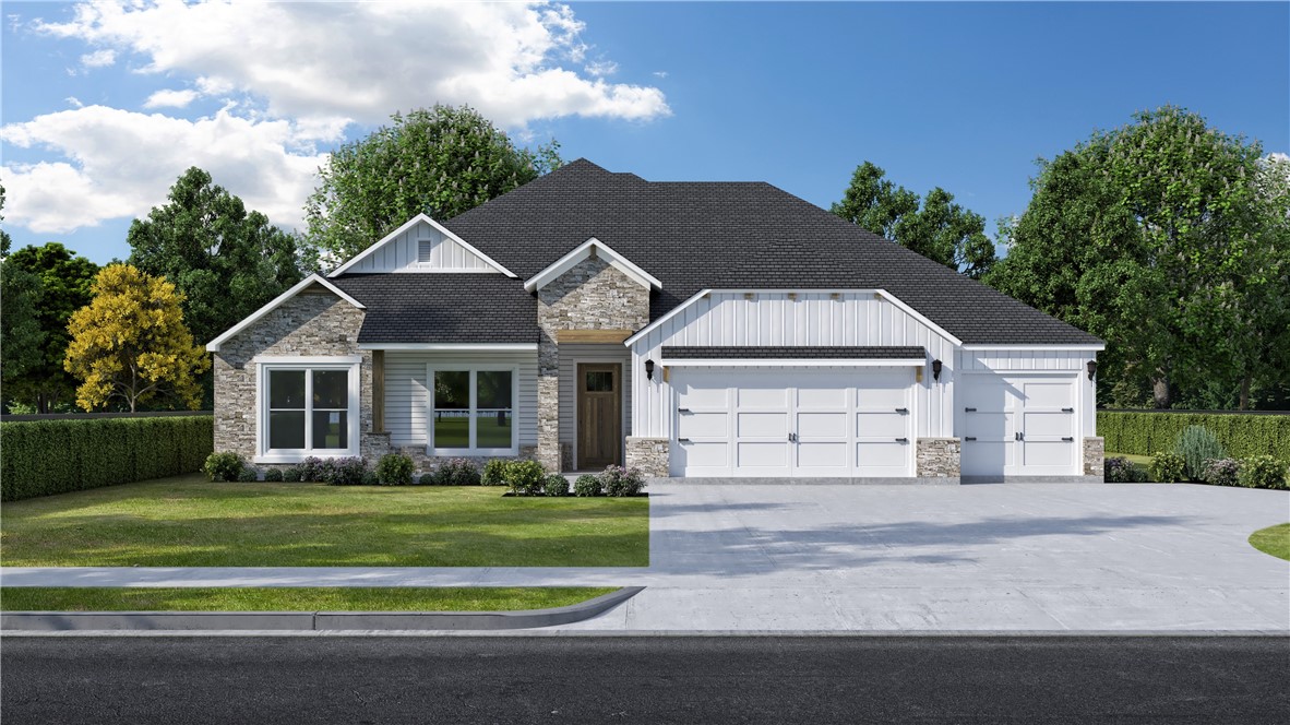 Concessions Include: up to $5000 from the Builder towards closing costs not to mention get the blinds, fence and gutters included. Welcome Home to Arlington Subdivision in Pea Ridge! Situated directly across AR-94 from Pea Ridge Schools and a short drive to all Northwest Arkansas has to offer. The Anna Plan features a four bedroom split floor plan and three bathrooms. Features include: granite countertops, beams in the living room and primary suite, custom trim and gas log fireplace in the bright and airy Living Room. A formal dining room and custom touches like a large pantry with barn doors, designer lighting and so much more! Come by and see all the details! Finished floor plan at 1500 Cullinan St, Centerton, AR 72719 and 893 Ardiano Ave, Tontitown, AR 72769.