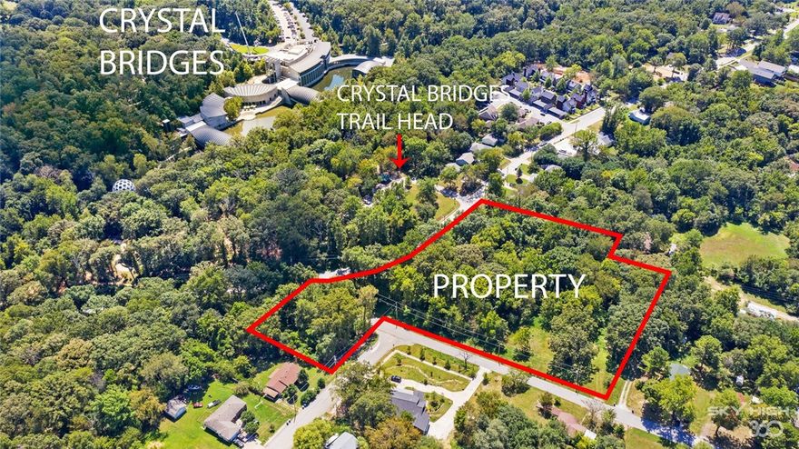 New price! Development opportunity in a top location, just steps from the Crystal Bridges Trail and walking distance to the Bentonville Square. End block lots. Currently zoned DN-2, with options for townhouse clusters, single family home lots, or both. Also a great opportunity for a Planned Residential Development (PRD)! 
This location appeals to the mountain biking and cycling enthusiast, art connoisseur, and nature lover alike!