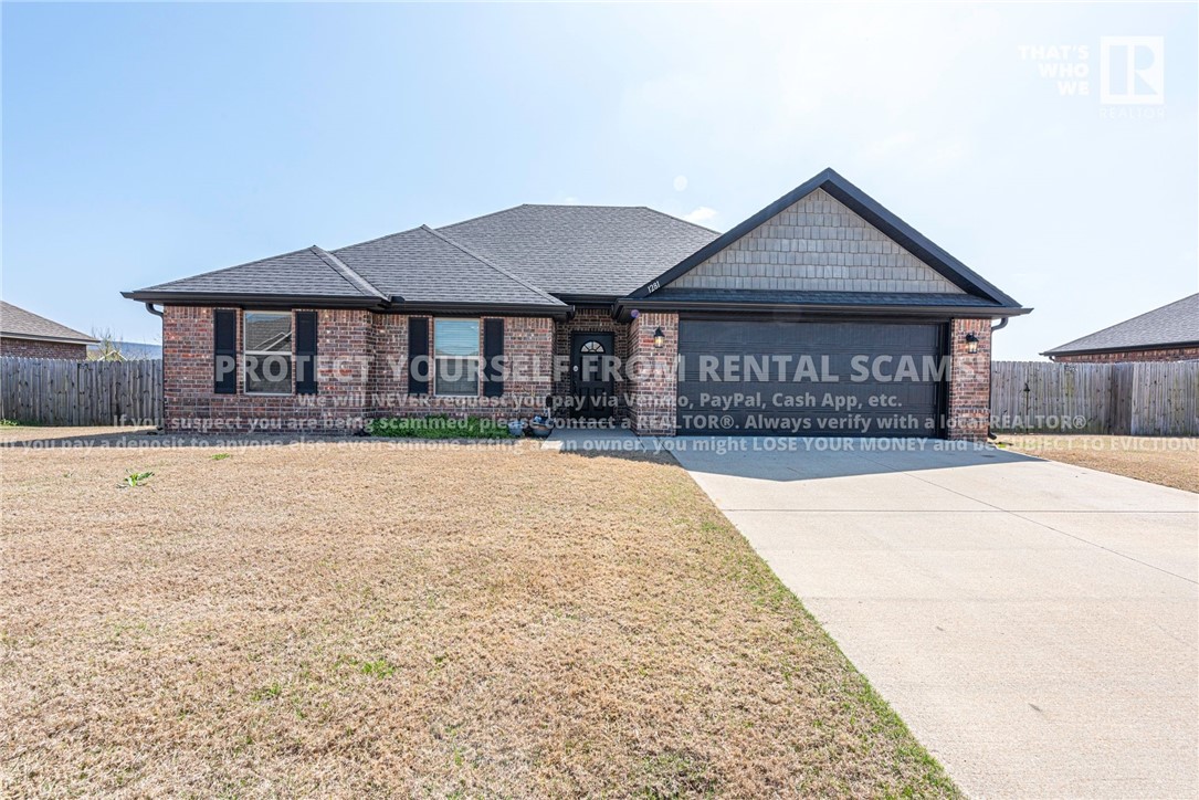 AVAILABLE NOW! Check out this gorgeous 3 bedroom 2 bathroom home located just minutes away from Prairie Grove Battlefield State Park and eateries! Head inside to the spacious living room featuring vaulted ceiling and a gas log fireplace! Flow over to the U-shaped kitchen with granite countertops, stainless steel appliances, breakfast bar, and separated section for eat in dining! Make your way to the primary bedroom feat: private ensuite with double sink vanity and walk in shower! Relax and enjoy some outdoor privacy in the fenced in backyard with a beautiful pergola! *25Ib limit for pets **Tenant is responsible for all utilities and lawn care/maintenance.