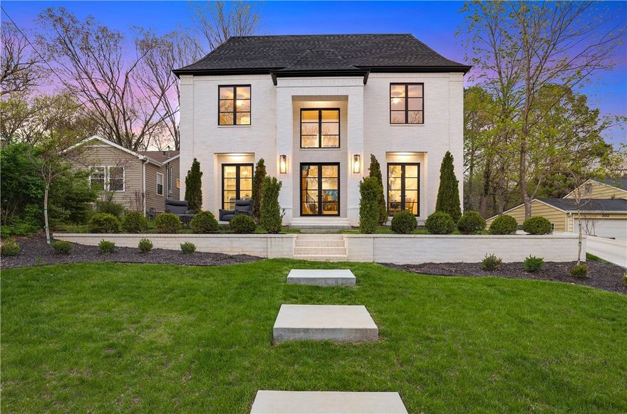 Flawless custom-built home in Fayetteville’s much desired historic district in Wilson Adams Subdivision. 2story, 4124SF home. The foyer welcomes you in & boasts of custom-built staircase w/a hand-forged steel banister, high & tray ceilings, recessed lighting, wood flooring, & wonderful park views from almost every room. Beautiful eat-in kitchen w/ stainless appliances, quartz counters, white custom cabinetry, island, & pantry borders the large bright living room w/ gas fireplace & formal dining room. 1st floor also features a spacious laundry room that has a sink & cabinetry, a mudroom w/ storage & bench built-ins, owner’s bedroom has a beautiful bathroom w/ marble flooring & custom walk-in closet. 2nd floor features 3 additional bedrooms, 2  bathrooms, an additional washer/dryer hookup, & bonus room perfect for an office/study space. Enjoy professionally landscaped exterior & park views while sitting on the front patio. Near UofA, trails, schools, Dickson, & entertainment district.