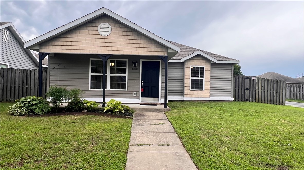 Fresh paint and LVP flooring, stainless appliances, corner lot with mature landscaping, fenced, all appliances! Then minutes to U of A and walking distance to trails. Charming community, great location!