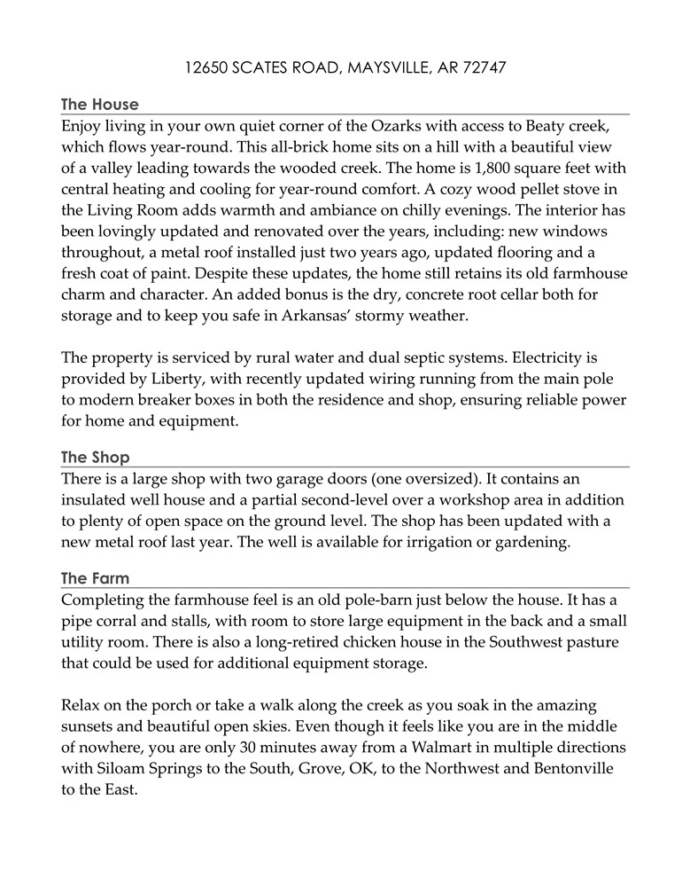 Rural Property - Land