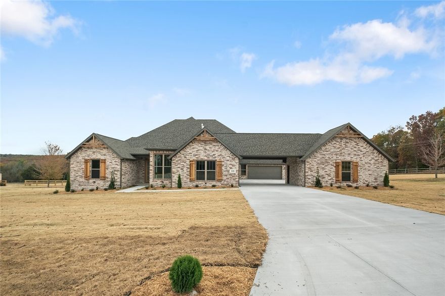 This totally custom home has it all. Situated on a 1.85 acre flat lot in highly sought after Fayetteville schools (Vandergriff). This home has 4 beds, 4 full bathrooms, a gourmet kitchen with professional grade appliances, a large office(or second dining), a huge master suite, a large upstairs bonus room, an amazing outdoor living space, and 5 total garage spaces. Custom features include...Custom wood flooring, custom built cabinets, beautiful wood beams, and so much more. Seller will pay up to $10,000 in buyer closing cost.