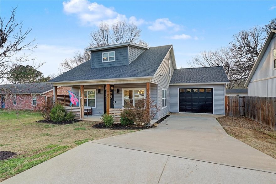 Welcome to 705 Dockery Lane, a charming cottage-style home built in 2020 that offers comfort, functionality, and modern touches throughout. Perfect for a first-time homebuyer or investor, this home features 3 spacious bedrooms, including a primary suite with a private bath conveniently located on the main level, while two additional generously sized bedrooms are upstairs.

The main floor offers an inviting open-concept layout with a bright eat-in kitchen and living space—ideal for gathering, entertaining, or simply relaxing at home. Shortly after purchasing the property in 2020, a previous owner added an attached single-car garage, providing not only parking but additional space for bikes, storage, and outdoor gear. Beautiful plantation shutters, also added in 2020, give the home an upgraded and timeless feel.

Step outside to enjoy the fully fenced backyard with a patio that’s perfect for relaxing evenings or hosting friends.