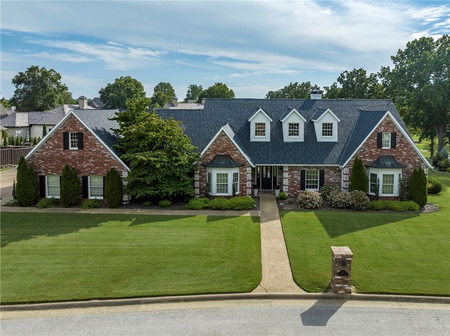 Stunning Golf front home located in NWA’s most distinguished gated subdivision, Pinnacle Golf & Country Club. Exceptional 4 Bedroom, 3FB/2HB home offers resort-style living with a private gunite pool and golf course views. This elegant retreat is nestled near the 11th green and 12th tee box. The spacious layout ensures both privacy and togetherness, with multiple living areas for relaxation and entertainment. Primary suite has his/hers bathrooms with an adjoining shower. The 4th bedroom & full bath are upstairs. Don't miss this opportunity to own a piece of paradise in Pinnacle. Come experience the luxury, comfort, and breathtaking surroundings of this exceptional home. Your dream lifestyle awaits!