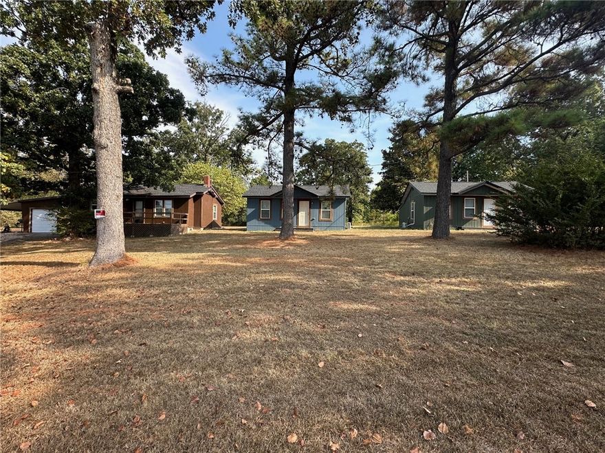 Income Property with Incredible Potential! Seize this opportunity to own a versatile income property nestled on 5.62 acres m/l! The charming main home features 2 BR, 1 bath, a garage, carport, and a l screened-in porch. Ideal for outdoor enthusiasts, this property is conveniently located five minutes to Bull Shoals Lake and the White River. It comes equipped with RV or mobile home hook-ups, complete with electric water and septic, making it perfect for guests or additional income. In addition to the main residence, you’ll find two fully remodeled cabins, perfect for rentals or accommodating family members. All three structures boast brand-new windows, HVAC systems, electrical service, flooring, kitchens, roofs, and much more. The property has been surveyed, and a detailed list of improvements is available. Don’t miss out on this fantastic opportunity—properties like this don’t come along often!