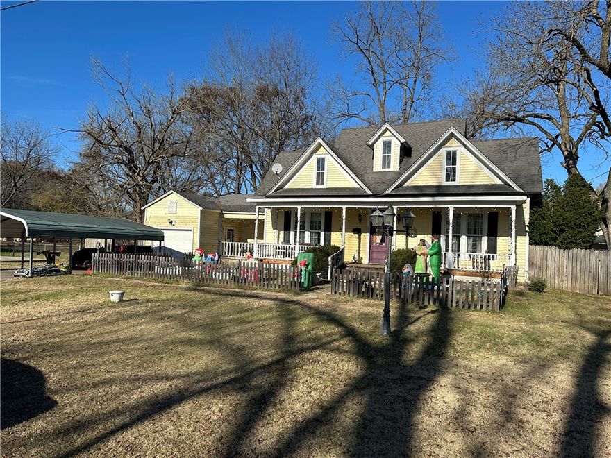 Here is a beautiful historical home looking for a new family. This 4 bedroom, 2 full bath home has plenty of room for a growing family. It has a nice fence in the back yard for your kids and animals to play. There is a new above ground pool with a newly built deck. Upstairs is a unfinished attic ready for you too finish out or you can use it for storage. This is a must view home.