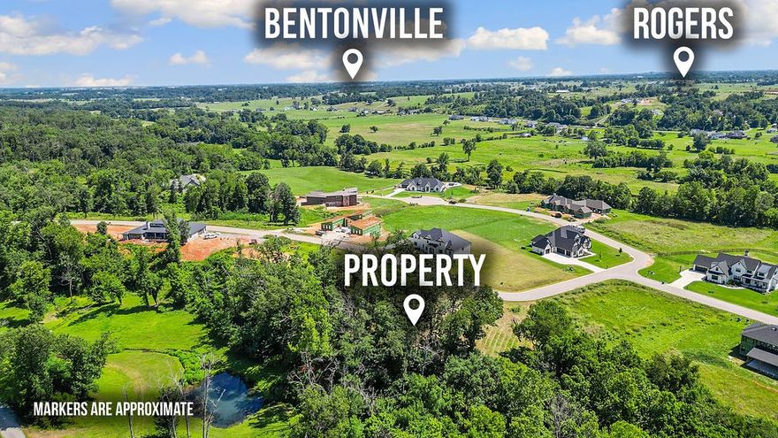 Rare Opportunity to Build in a Premier Natural Setting! Nestled in one of the area's most sought-after neighborhoods, this 1+ acre buildable lot offers the perfect blend of luxury living and natural serenity. Backing directly to the protected Healing Springs Natural Area, you’ll enjoy access to a tranquil spring-fed pond and waterfall—a truly exceptional backyard view and retreat. The lot is gently sloped, mostly cleared with some mature trees, and ready for your dream home. 5 minute drive to XNA, 24 minutes to Walmart Home Office, 18 minutes to Pinnacle Hills Promenade. Water, electric, and gas are available at the street, and a septic plan is on file. A thoughtfully designed house plan is also available, giving you a head start on the building process. With direct access to peaceful walking trails and the calming sounds of running water just beyond your property line, this is a rare chance to build a home that feels like a retreat—every day.