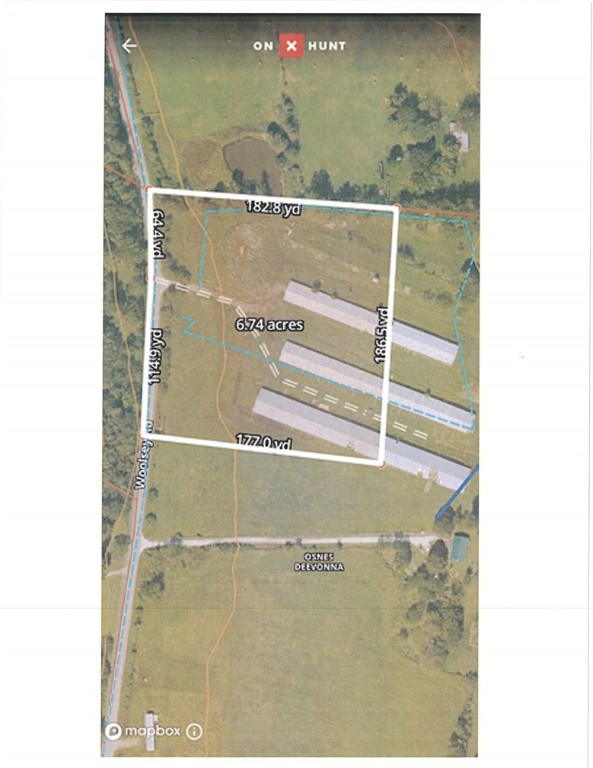 6.7 Acres fronts paved Woolsey Road and is subject to survey and lot split approval. Contract pending pre entry in mls.