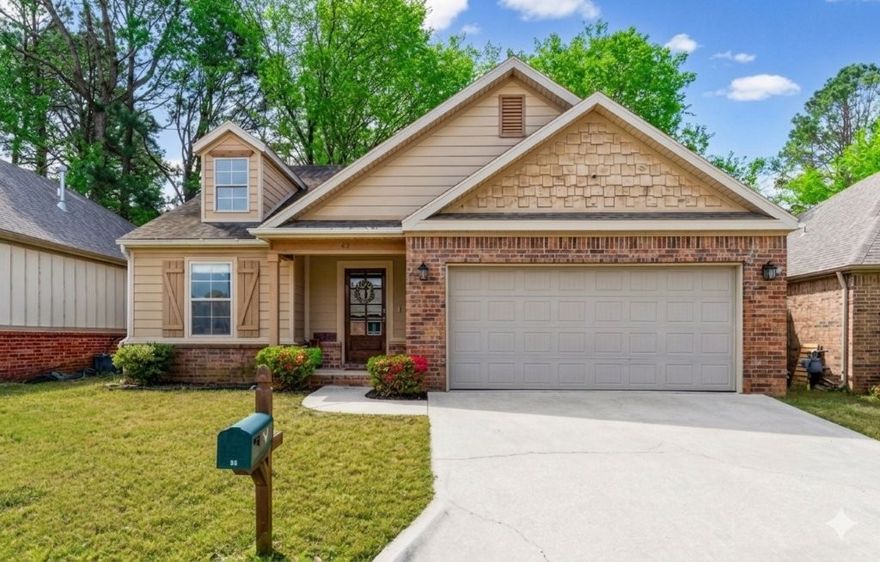 Welcome to this meticulously maintained 3-bed, 2-bath home centrally located in one of Fayetteville's most desirable subdivisions. Designed for both everyday living and entertaining, the open-concept layout flows seamlessly into a formal dining room with gorgeous crown molding throughout the home. The kitchen features granite countertops and ample workspace, while the spacious primary suite offers a private retreat with a jetted tub. Step outside to a newly added deck, perfect for hosting, along with a thoughtfully designed outdoor fire pit gathering space. Perfect for investors, this property offers strong rental potential with a functional layout well-suited for multiple occupants. The location is unbeatable and close to everything Fayetteville has to offer. Major updates include a roof replaced in 2018 and an enhanced HVAC system with bacteria-killing UV technology for improved air quality and lower utility costs. Additional features include a smart thermostat and programmable security system. Don’t miss out!